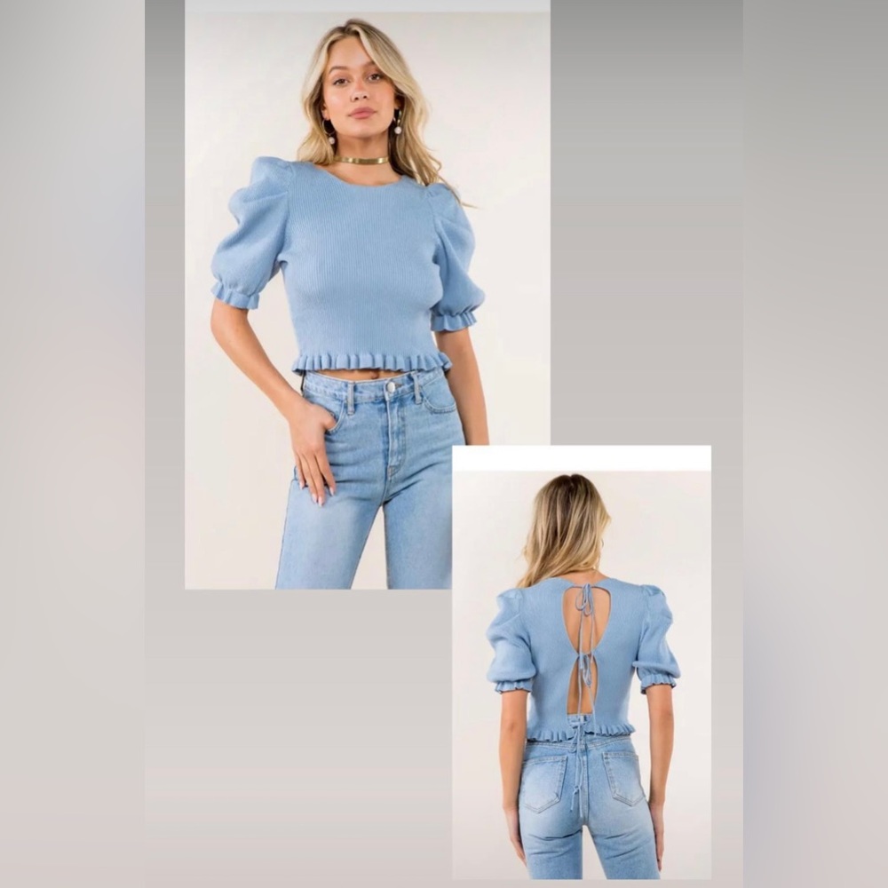 Crop sweater
